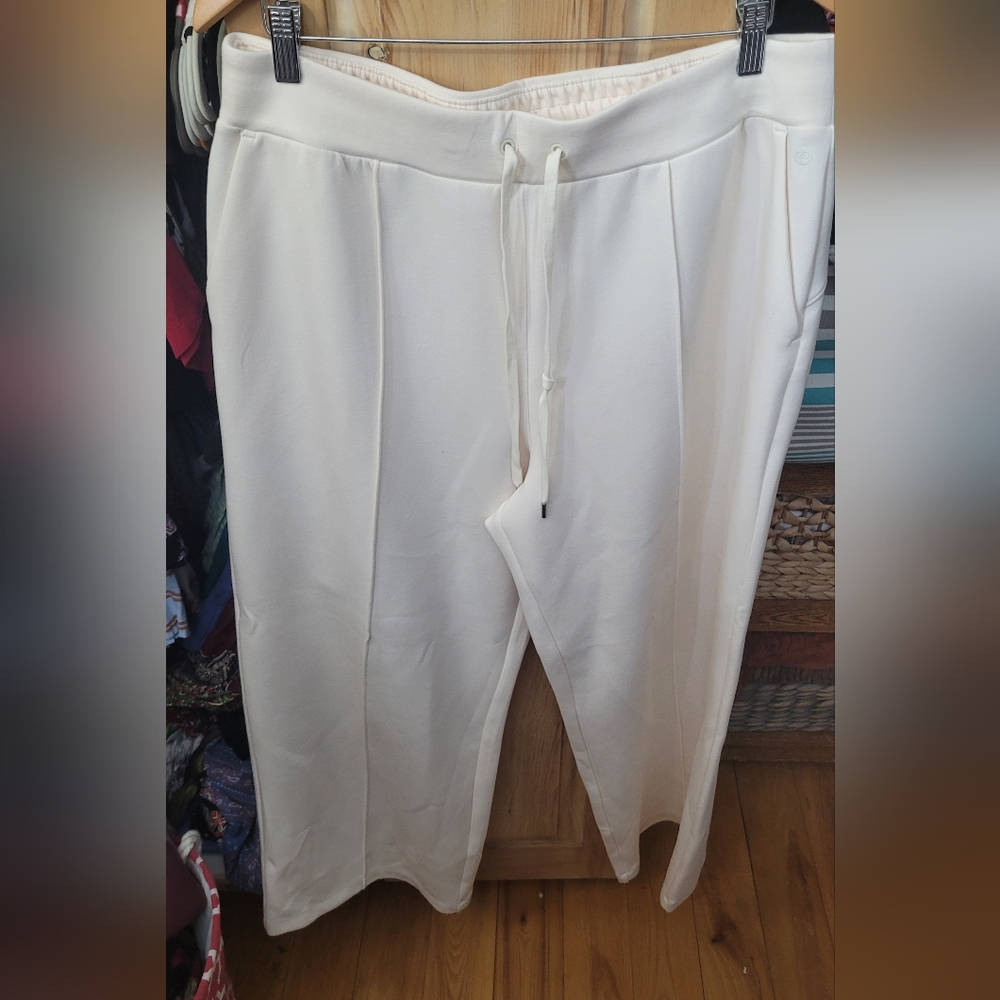 Calia Cream Drawstring Trousers